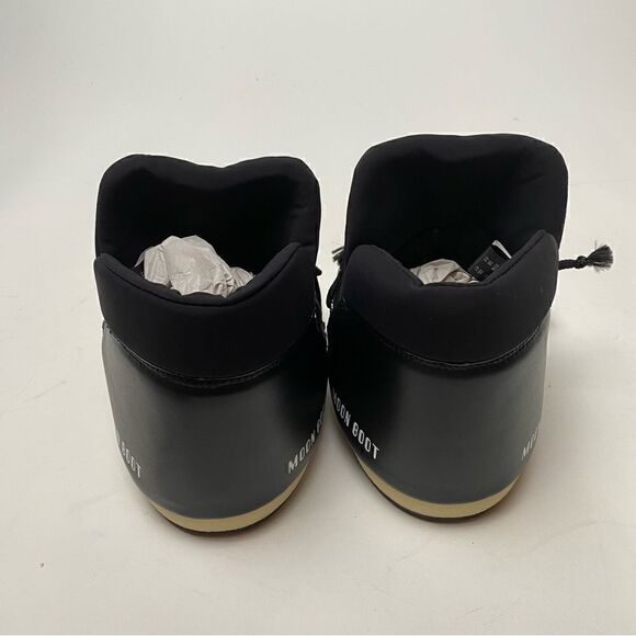Womens Short Icon Pumps Moon Boots Black Waterproof NWT Size 4.5/5.5 - Picture 2 of 6